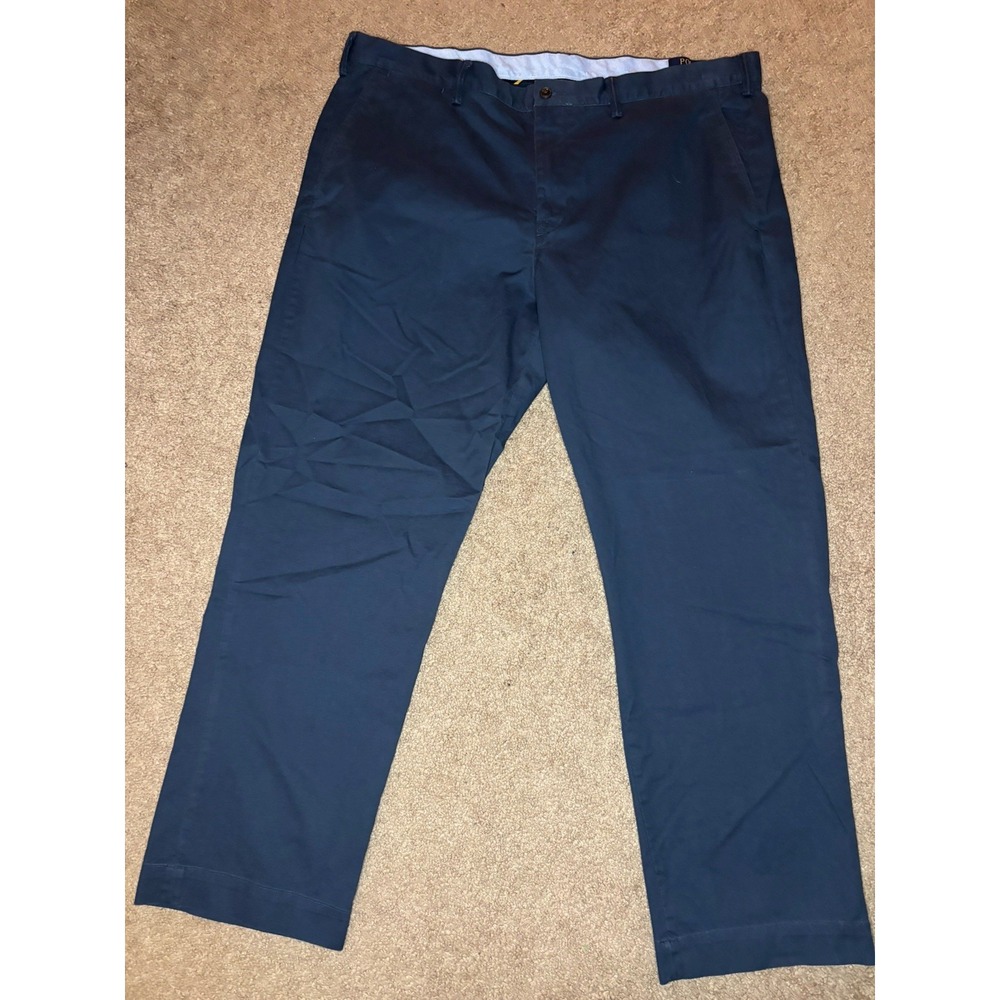 Polo Ralph Lauren Stretch Straight Fit Chino Pants Navy Blue Men's 40x30 Pants